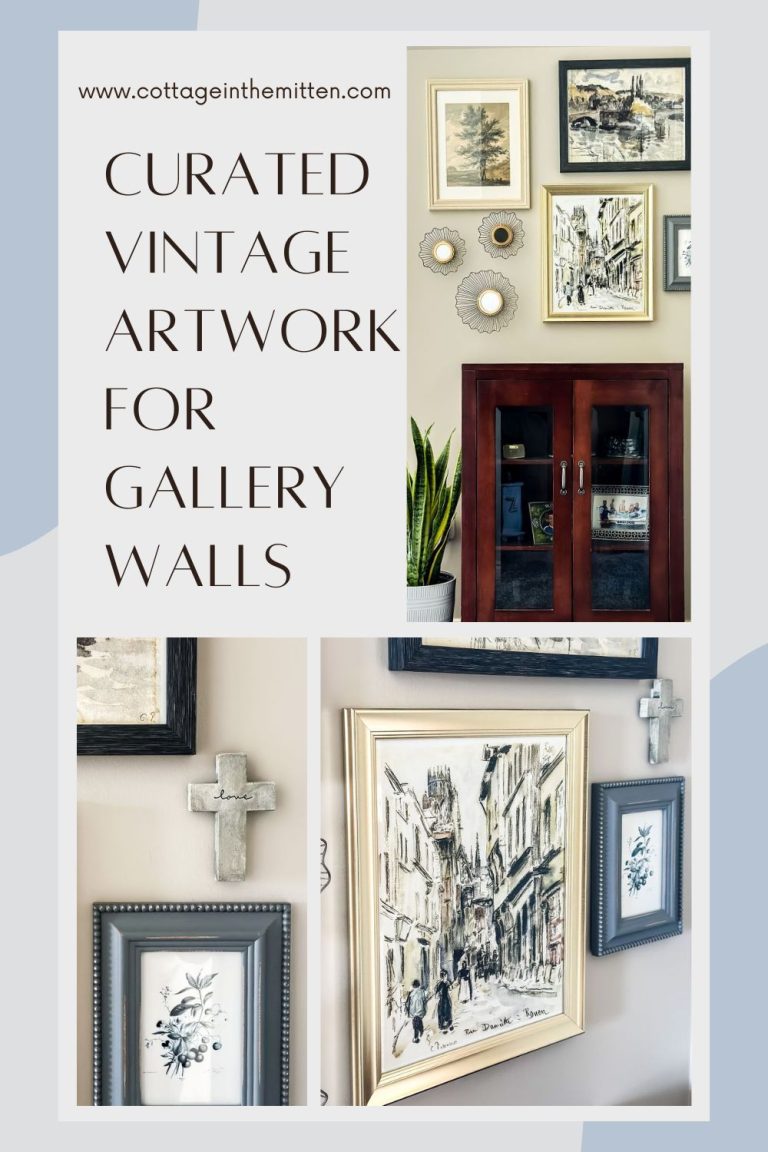 Curated Vintage Artwork for Gallery Walls: Easy DIY Decor Ideas