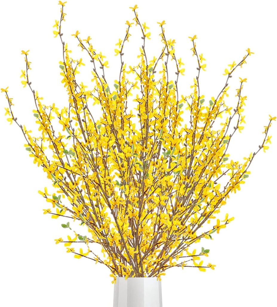Faux forsythia branches 
