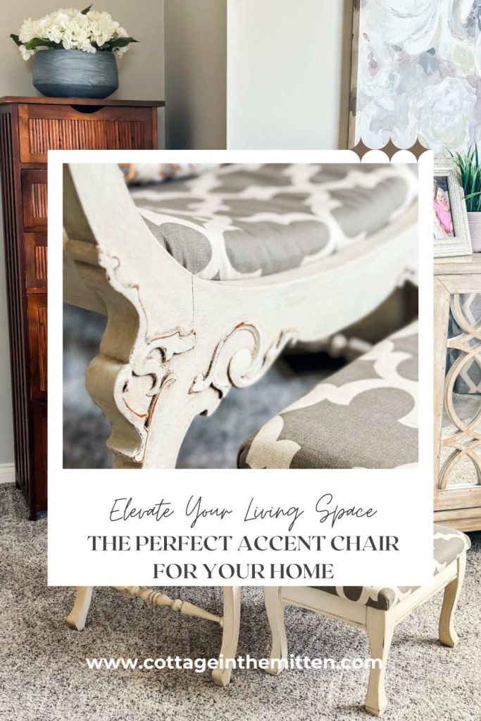 Elevate your living space: the perfect accent chair for your home pin.