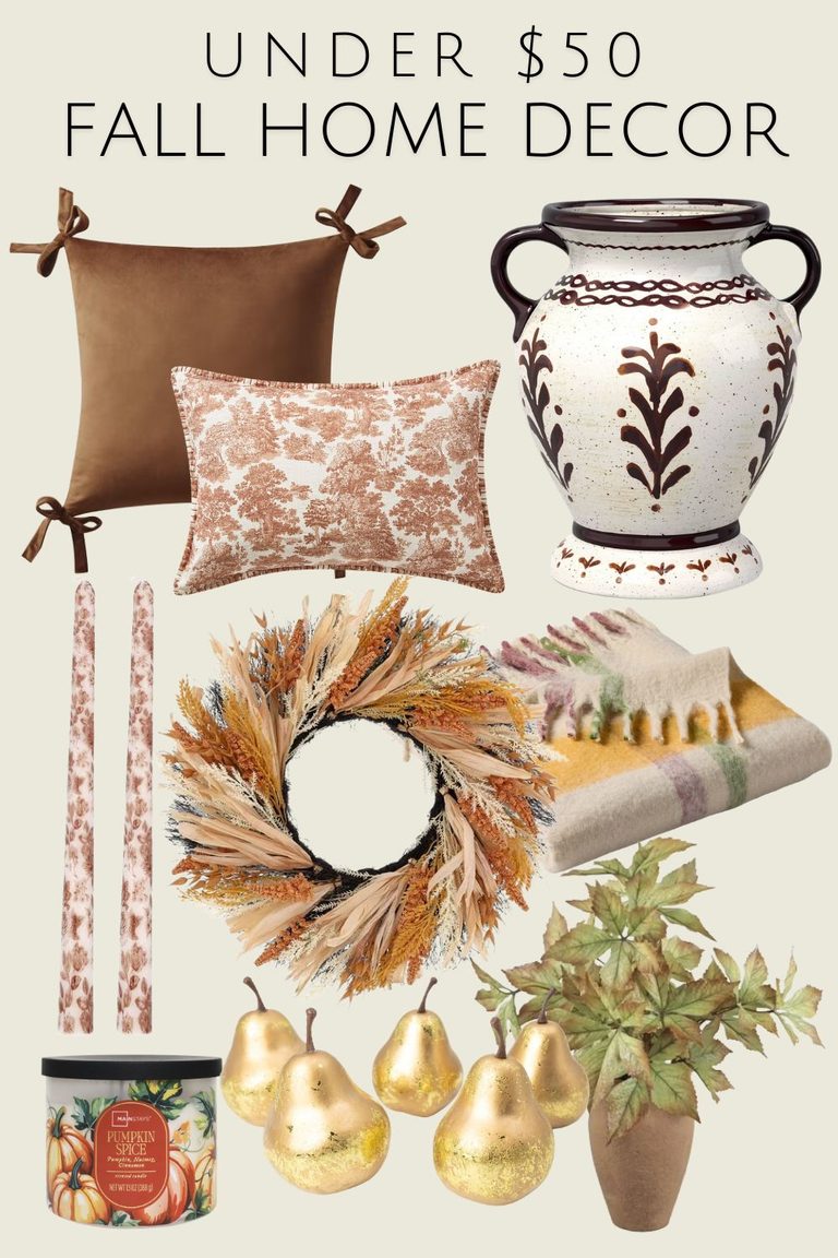 The Best Affordable Fall Decor Under $50 for a Warm & Cozy Home